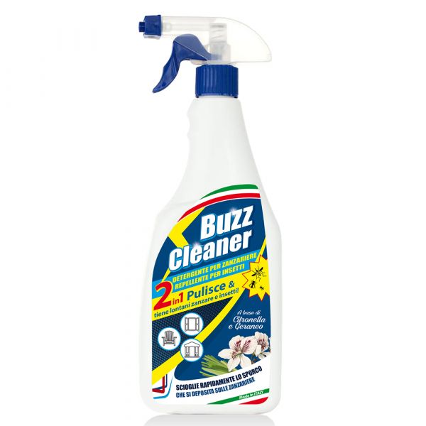 BUZZ CLEANER - Spray repellente per pulizia zanzariere
